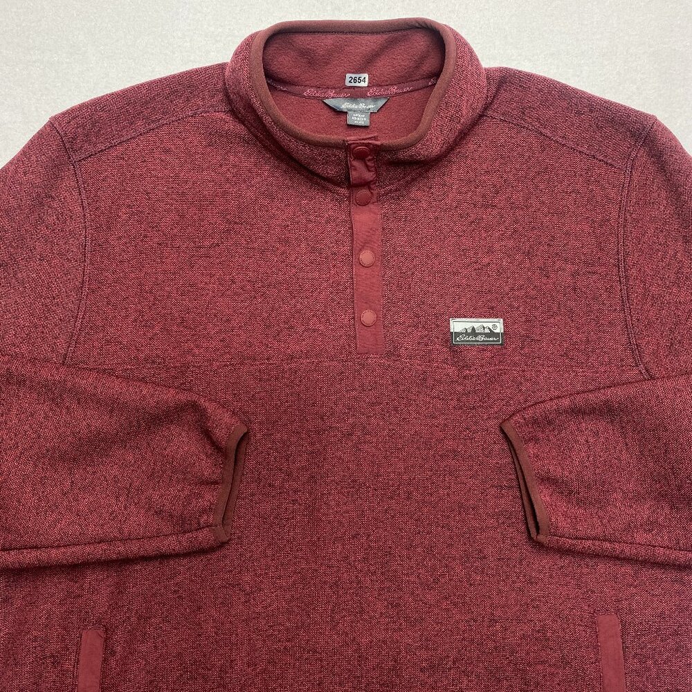 Eddie Bauer Maroon Pullover Sweatshirt